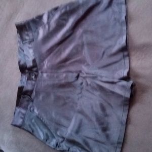Black silk shorts size 10 or large